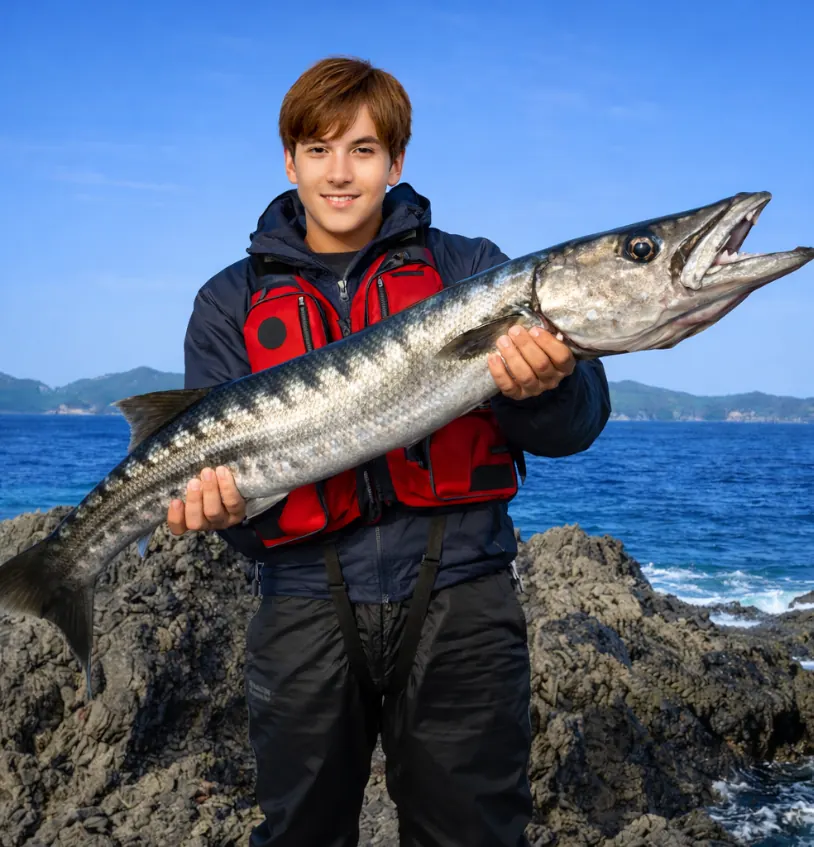 小笠原諸 母島でバラクーダの釣果を得た久良木.webp
